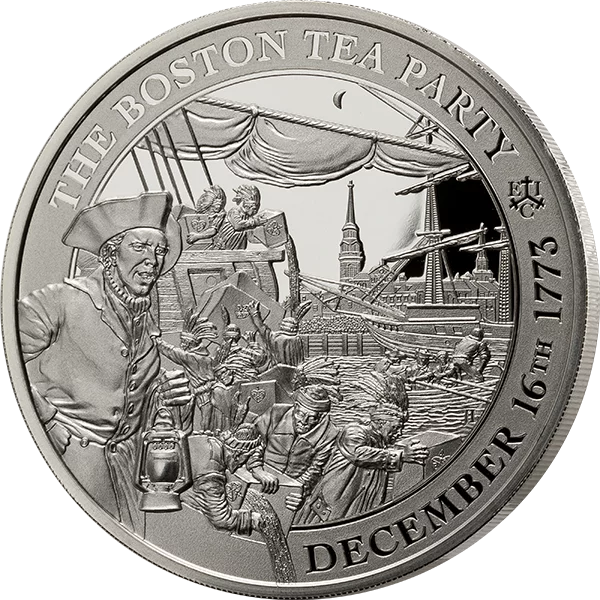 1 Pound St. Helena 250 Jahre Boston Tea Party 2023