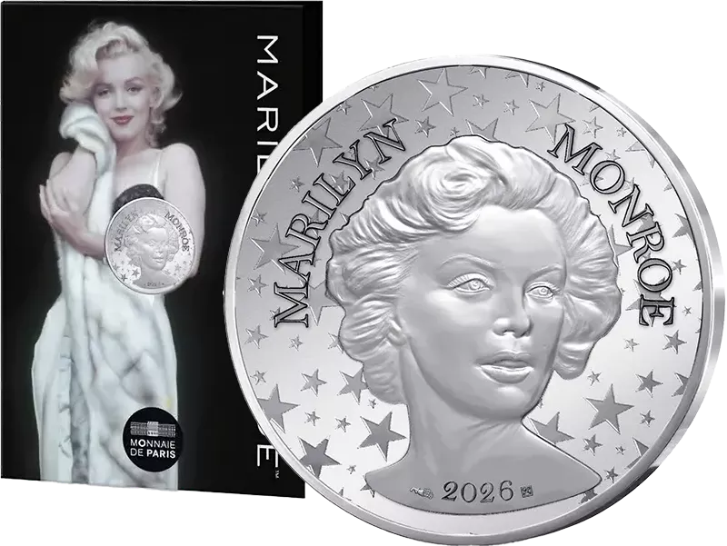 10 Euro Frankreich 100. Geburtstag Marilyn Monroe 2026