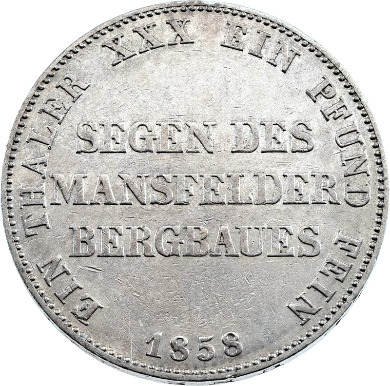 Ausbeutevereinstaler Preußen König Friedrich Wilhelm IV. 1857 - 1860