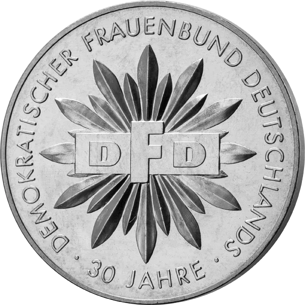 DDR Gedenkmedaille 30 Jahre Demokratischer Frauenbund Deutschlands 1977