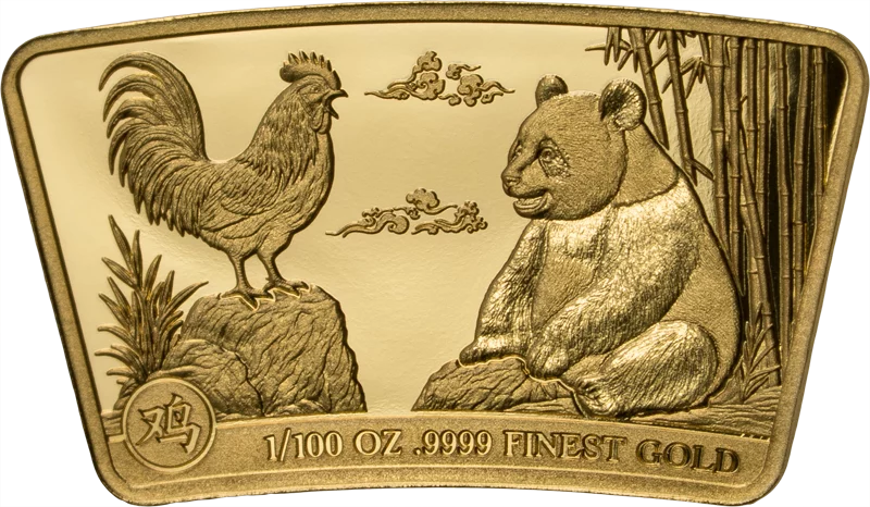 10 Dollars Salomonen Panda meets Lunar Year Panda und Hahn 2026