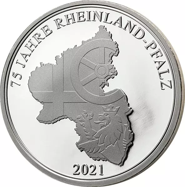 Gedenkprägung 75 Jahre Rheinland-Pfalz 2021 Gedenkprägung 75 Jahre Rheinland-Pfalz 2021