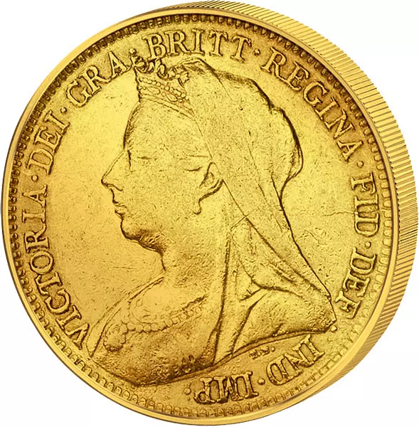 1/2 Sovereign Großbritannien Queen Victoria 1893-1901