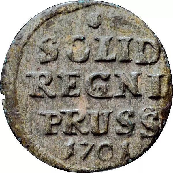 Schilling Brandenburg-Preußen König Friedrich I. 1701-1710