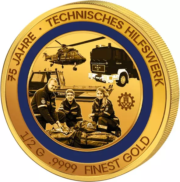 1.000 Francs Guinea Technisches Hilfswerk 2025