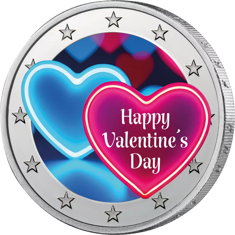 2-Euro-Künstlerausgabe Valentinstag 2025