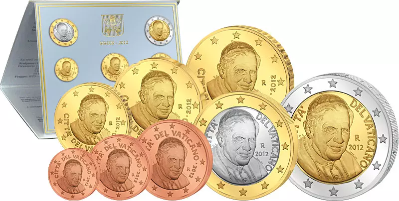 Euro-Kursmünzensatz Vatikan 2012