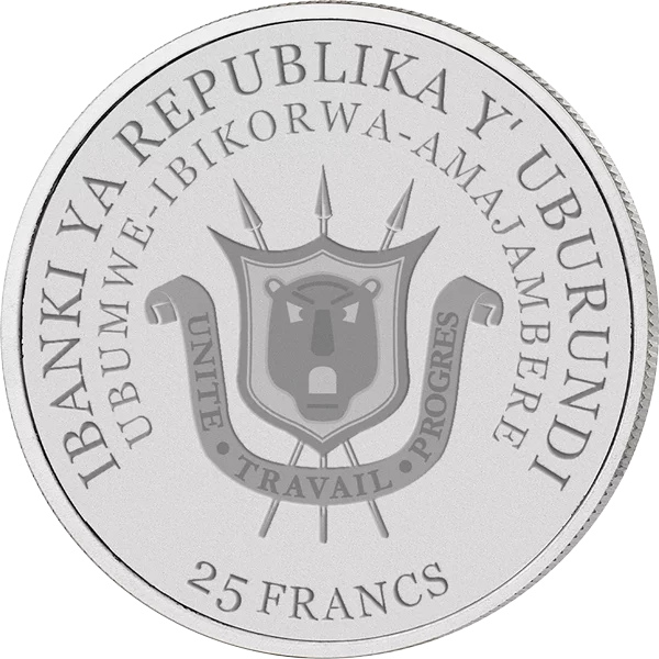 1 Unze Silber Burundi Springbock 2026