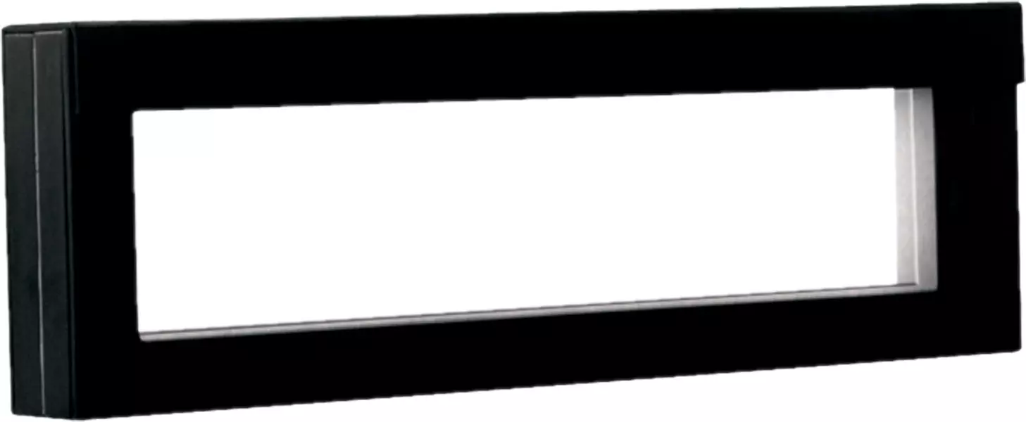 Transparente Schwebebox schwarz Außenm.: 294x92x34