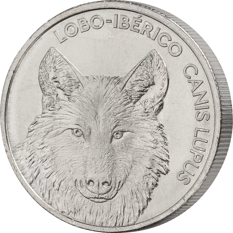 5 Euro Portugal Gefährdete Spezies - Iberischer Wolf 2019
