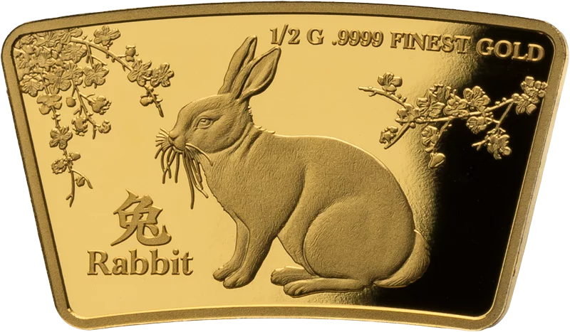 10 Dollars Salomonen Lunar Year Gold Edition - Hase 2024