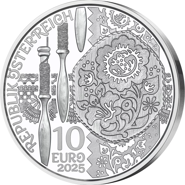 10 Euro Österreich Gschneizt & Kampelt - Leinen 2025