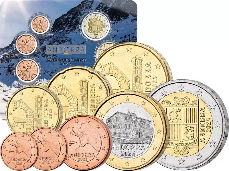 Euro-Kursmünzensatz Andorra 2023