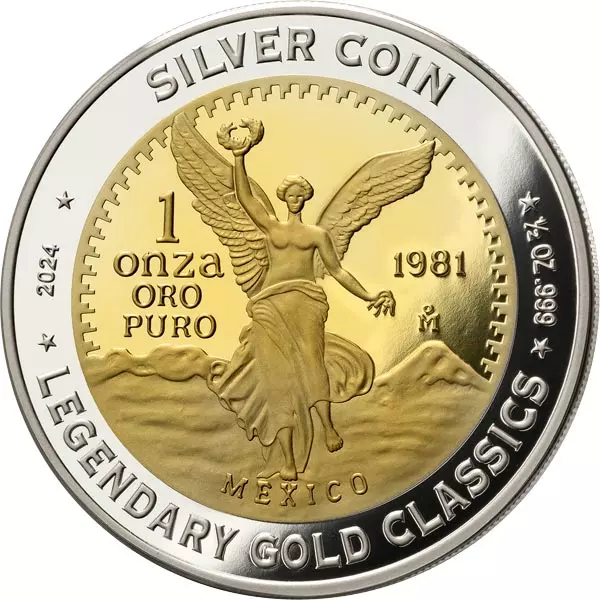 6 x 500 Francs CFA Benin Legendary Gold Classics 2024