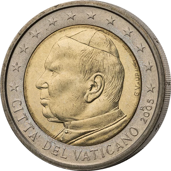 Euro-Kursmünzensatz Vatikan 2005