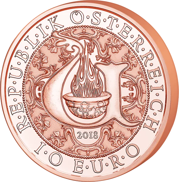 10 Euro Österreich Himmlische Boten Lichtengel Uriel 2018