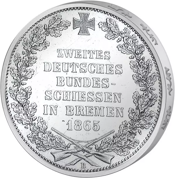 Taler Bremen Bundesschießen 1865