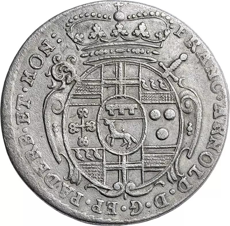 1/12 Taler Fürstbischof Franz Arnold von Wolff-Metternich zur Gracht 1709-1718
