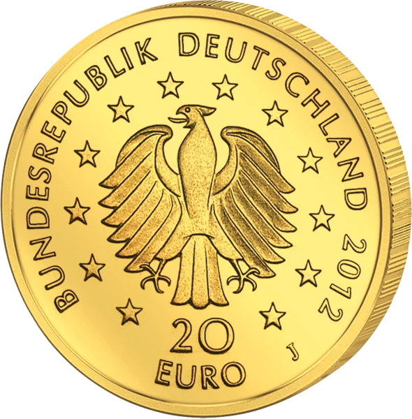 5x20 Euro BRD Deutscher Wald Fichte 2012 vorzüglich bis Stempelglanz (A - J)