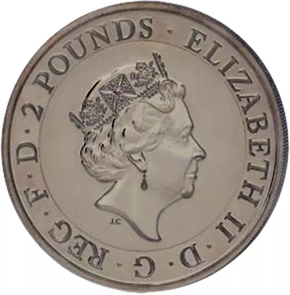 2 Pounds Großbritannien Agatha Christie 2022 Golden Enigma Edition