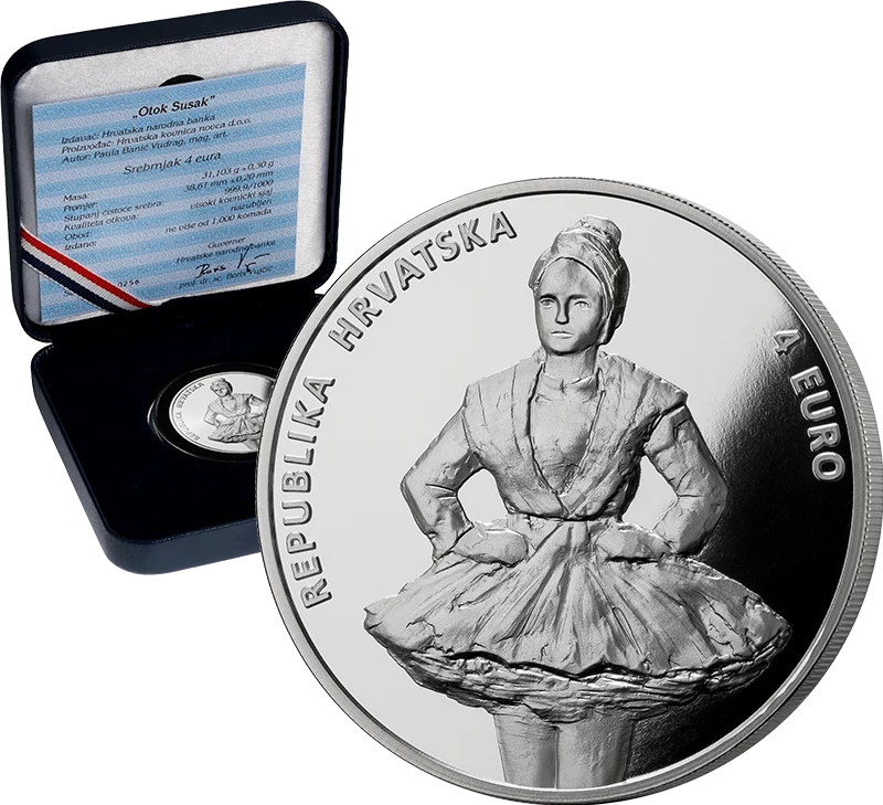 4 Euro Kroatien Insel Susak 2024