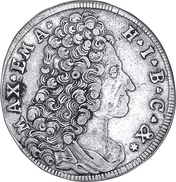 30 Kreuzer Bayern Kurfürst Maximilian Emanuel II. 1715-1726