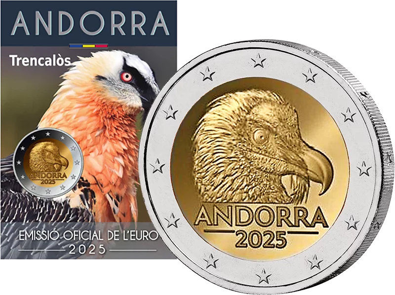 2 Euro Andorra Der Bartgeier 2025