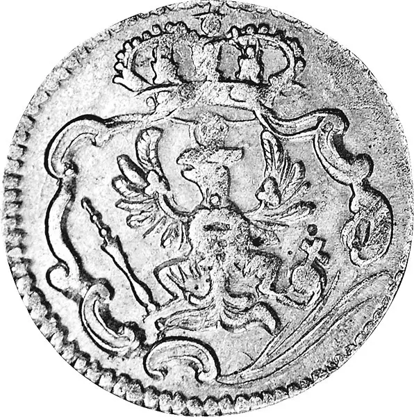 1 Mariengroschen Brandenburg-Preußen König Friedrich II. 1752-1757