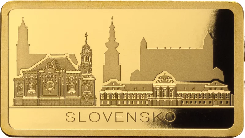 Goldbarren 30 Jahre Europäische Union - Slowakei