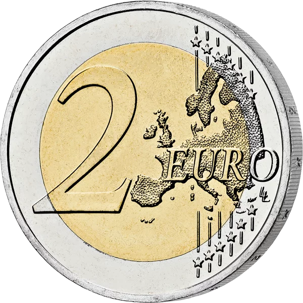 2 Euro Estland Nationaltier Wolf 2021