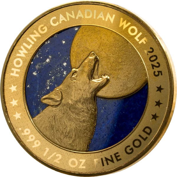 10.000 Francs Gabun JeweLuxe Wolf 2025