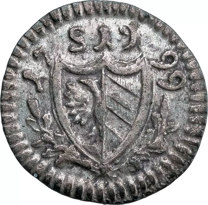 Einseitiger Pfennig Nürnberg 1799, 1806