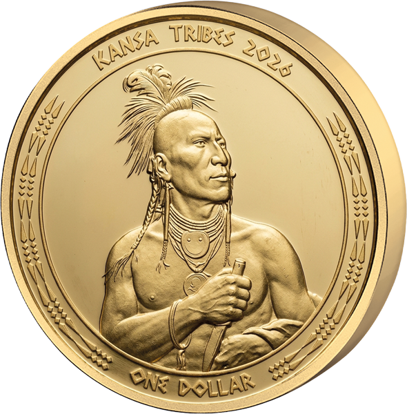 1 Cent - 1 Dollar Native American Kursmünzensatz Kansa 2026