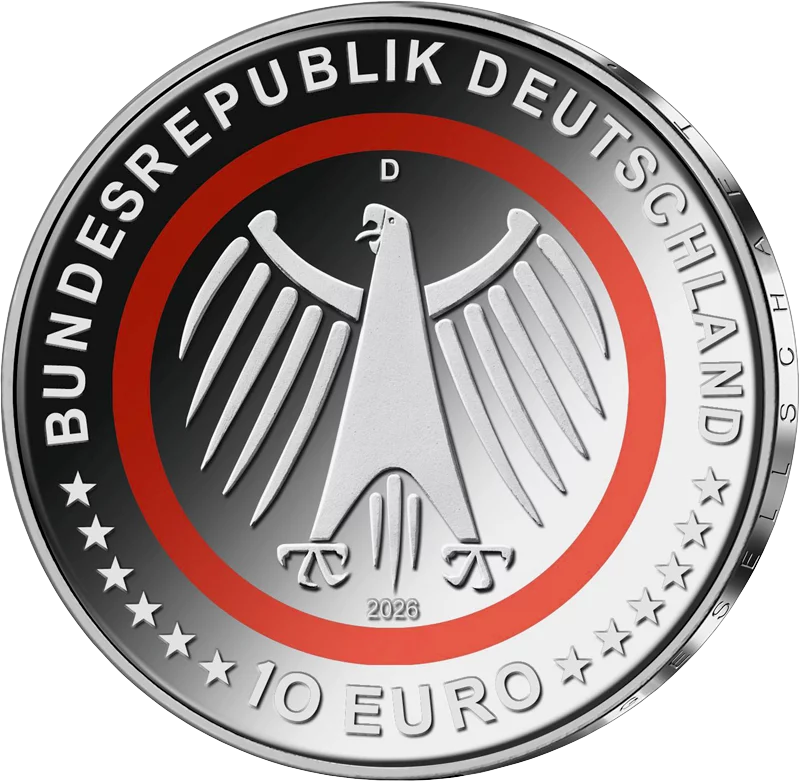 10 Euro BRD Rettungsdienste 2026 Stempelglanz