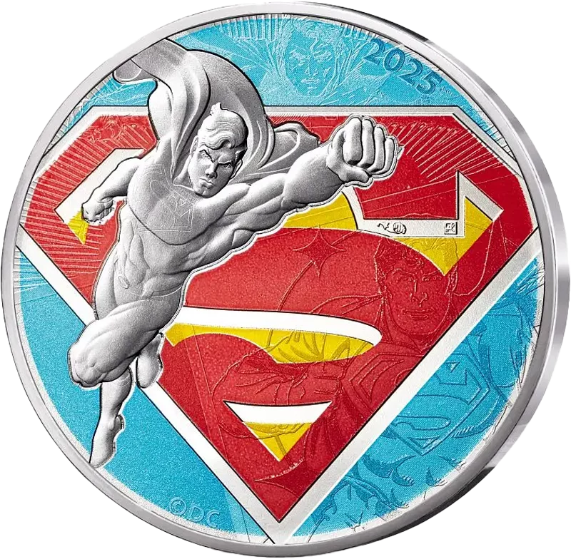 10 Euro Frankreich Superman-Logo 2025