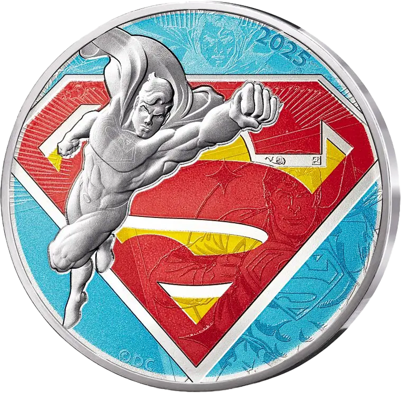 10 Euro Frankreich Superman-Logo 2025