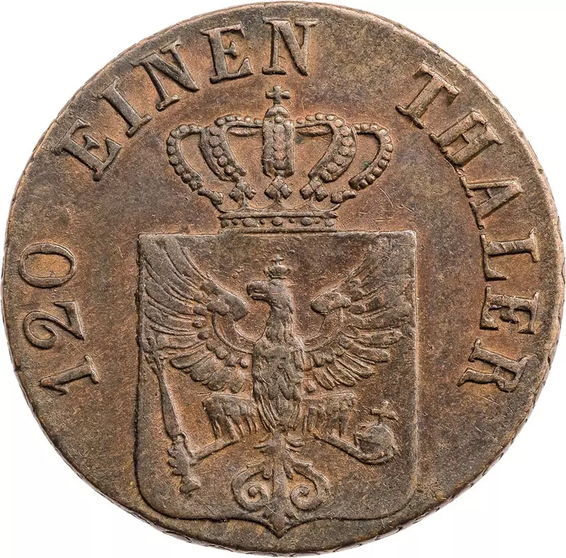 3 Pfennig Brandenburg-Preußen König Friedrich Wilhelm III. 1821 - 1840