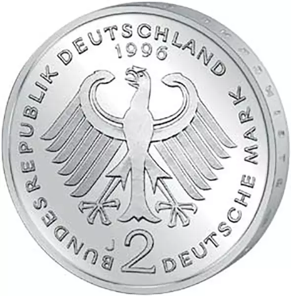 2 DM BRD Theodor Heuss 1970-1987