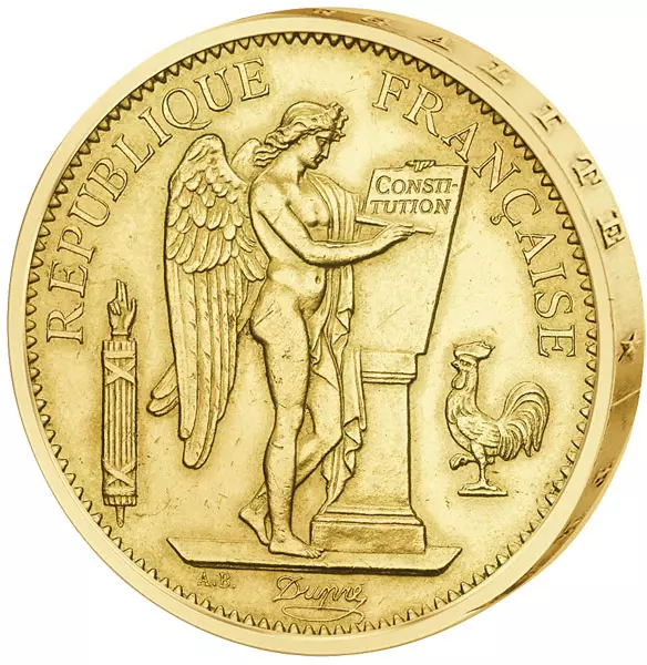 100 Francs Frankreich Stehender Genius 1878-1914