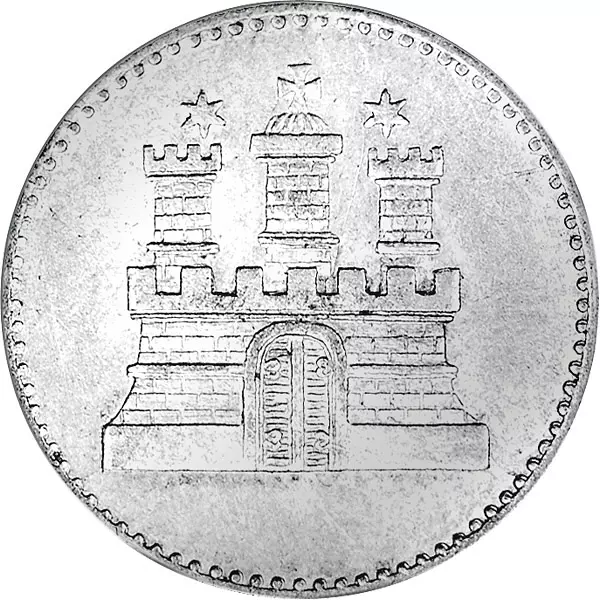 1 Sechsling Freie Hansestadt Hamburg 1800-1855