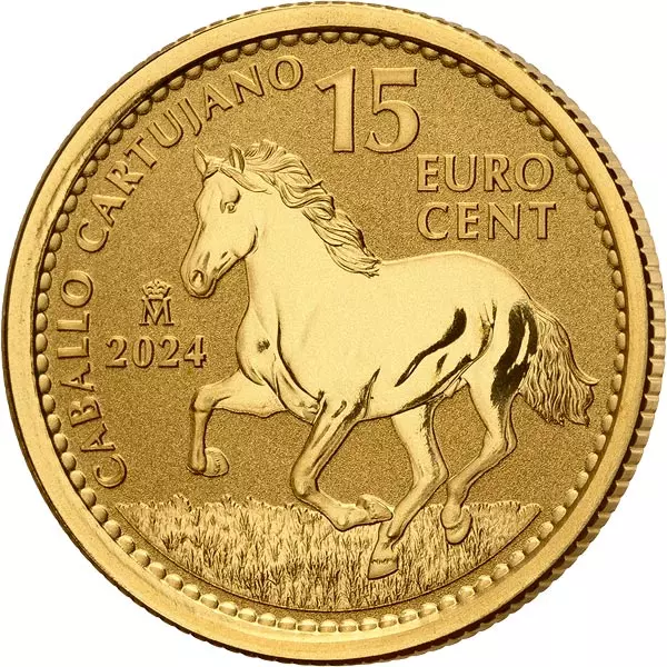 15 Cent Spanien Andalusisches Pferd 2024