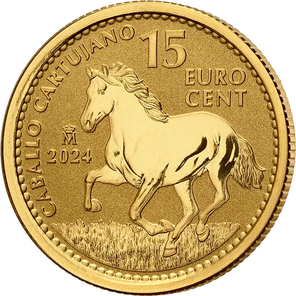 15 Cent Spanien Andalusisches Pferd 2024