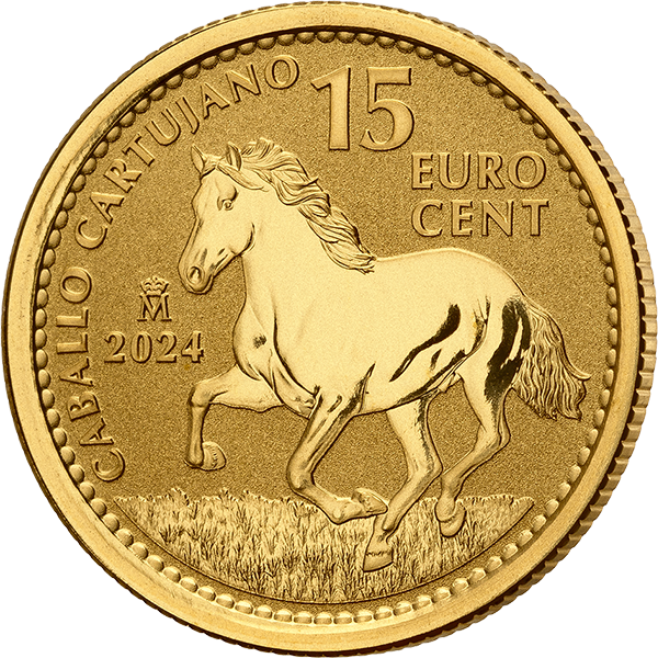 15 Cent Spanien Andalusisches Pferd 2024