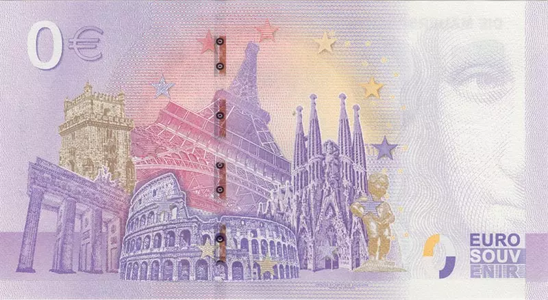 0-Euro-Banknote Malta Cinema Classics - Die drei Musketiere 2024