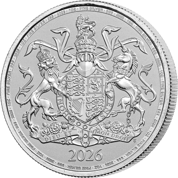 1 Unze Silber Großbritannien The Royal Arms 2026
