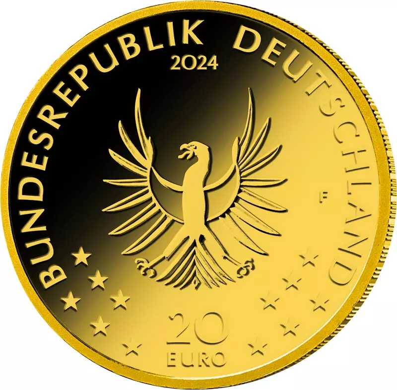 5 x 20 Euro BRD Rückkehr der Wildtiere - Biber 2024 Stempelglanz (A - J)