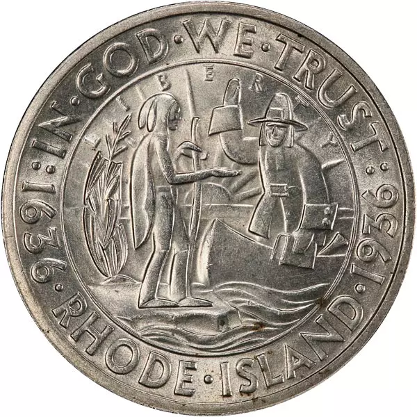 1/2 Dollar USA Rhode Island 1936