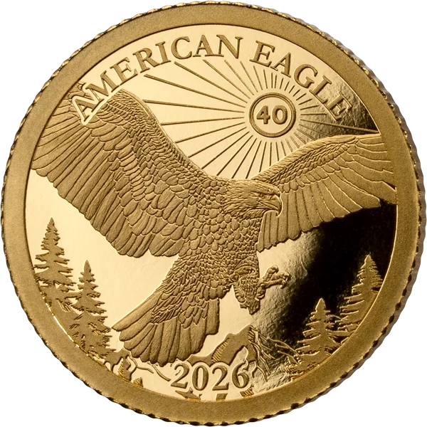 10 Dollars Barbados Classic Gold 40 Jahre American Eagle 2026