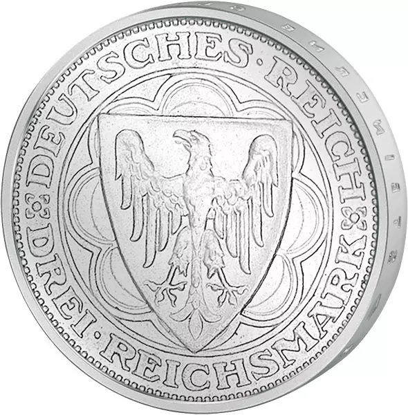 3 Mark Weimarer Republik Bremerhaven 1927