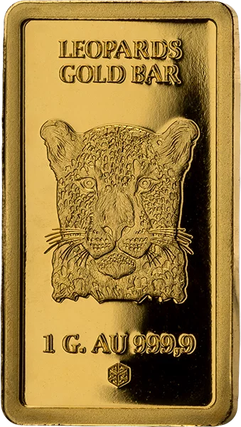 3 x 1 Gramm Gold Gambia Leopards Gold Bar 2025